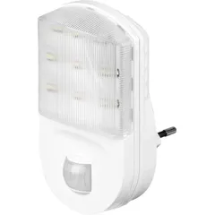 Goobay LED-Nachtlicht mit Bewegungsmelder, Weiß - für Innen (IP20), 120 ° Erfassung, 9 m Reichweite,