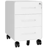 BISLEY EasyRoll Rollcontainer verkehrsweiß 3 Auszüge 40,0 x 50,0 x 50,0 cm