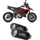 MIVV scarichi omologati mk3 carbonio compatibile con ducati hypermotard 950 2019 2020