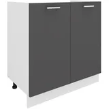 Spülunterschrank Breite 80 cm Spülenschrank Unterschrank Spüle Küche Esilo