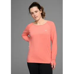 KangaROOS Langarmshirt, Langarm, für Büro und Freizeit, aus Baumwollmischung KangaROOS Koralle 44/46