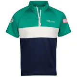 TROLLKIDS Fahrradshirt "Trondheim" in Grün/ Dunkelblau | Gr.: 92
