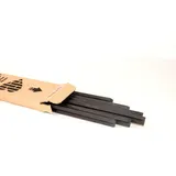 mywoodwall Echtholz Zierleisten - Kantenschutz für mywoodwall Wandpaneele - Farbe schwarz