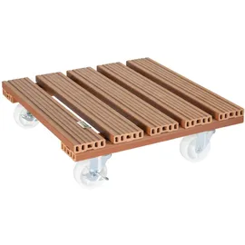 Wagner-System Pflanzenroller WPC 39 x 39 cm terrakotta