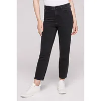 Soccx Damen, Jeans, LE:A Mom Fit Breezy Black 30