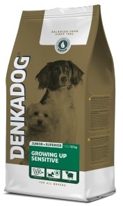 Denkadog Growing Up Sensitive hondenvoer  2 x 12,5 kg