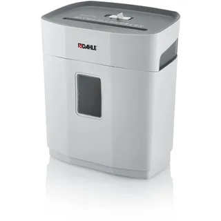 DAHLE Aktenvernichter PaperSAFE 100 5 Blatt Partikelschnitt 5 x 18mm P-4 öl- & wartungsfrei, 12 Liter) grau