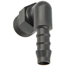 tecuro Winkel-Schlauchtülle Ø 8 mm 1/8 Zoll grau