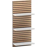 Schildmeyer Katta Wandregal 30,3 x 70,2 x 17,5 cm Weiß/Braun