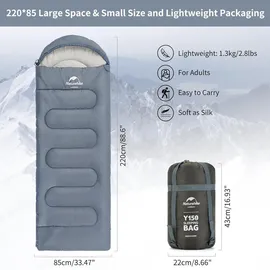 luxuskollektion Deckenschlafsack 3 Jahreszeit Wasserdicht