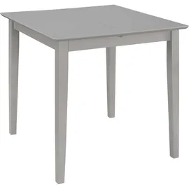 vidaXL Ausziehbarer Esstisch Grau (80-120)x80x74 cm MDF