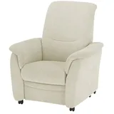 Polstermöbel Oelsa Fernsehsessel Sarah Flachgewebe 91 x 103 x 97 cm Beige elektrisch