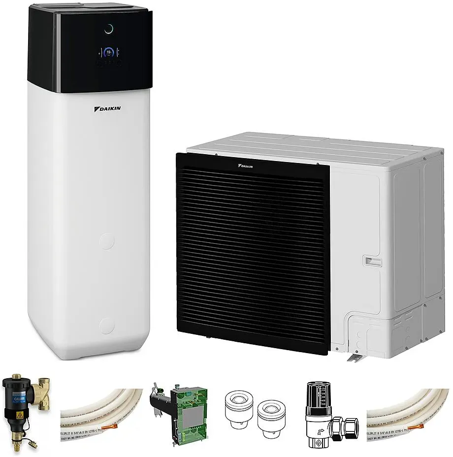 DAIKIN Altherma Paket 3 R ECH2O, Baugröße 14, mit integ. 500 l Wärmespeicher H