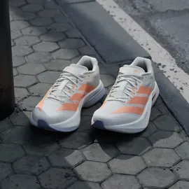 adidas Adizero Boston 13 Damen Off White/Beam Orange/Acid Orange 39 1/3