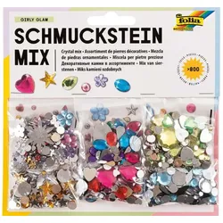 Folia Deko-Schmuckstein-Set »Girly Glam«, 800-tlg.