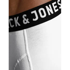 JACK & JONES Trunks white/white S 3er Pack