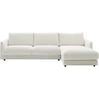 SCHÖNER WOHNEN-Kollektion Ecksofa Garbo, L-Form, Breite 292 cm, 5 Jahre Hersteller-Garantie weiß