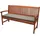 Beautissu Bankauflage 120 x 48 x 5 cm taupe 1 St.