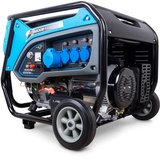 DeTec. Stromgenerator Benzin 15 PS mit E-Start I mobiler Stromerzeuger 230V 6,5KW 6500W 50Hz I Notstromaggregat 4 Takt Benzinmotor 420ccm I 1-Phasen Benzin Generator I Stromaggregat leise 93dB(A)