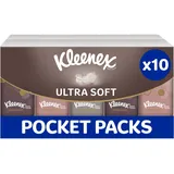 Ultra Soft Mini-Taschentücher, extra weich, 4-lagig, 10 x 7 Tücher, für unterwegs (Piece)