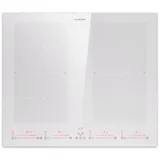 Klarstein Induktions-Kochfeld CP14-Mstrzone-60F-WH CP14-Mstrzone-60F-WH, Kochfelder Induktion Hob Gas Hob Flex 4 Zonen weiß