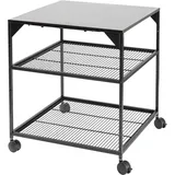 Witt Pizza-tisch Xl Mit 4 Feststellbaren Rädern 80 X 80 X 90 Cm 48651013