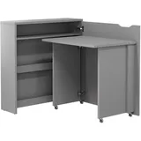 homlando Schreibtisch Lenart Work Concept Slim Eiche / Grau