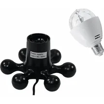 Eurolite Set LED BC-1 RGB + Hexopus Fassung schwarz