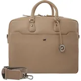 Braun Büffel Hanna Aktentasche Leder 41 cm Laptopfach beige