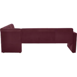 exxpo - sofa fashion Essbank EXXPO - SOFA FASHION "Barista, bequem und elegant, hohe Bodenfreiheit", rot (cognac), B:245cm H:83cm T:159cm, Luxus-Microfaser (100% Polyester), Sitzbänke, Essbank, Eckbank Barista bequem und elegant, hochwertige Detailverarbeitung