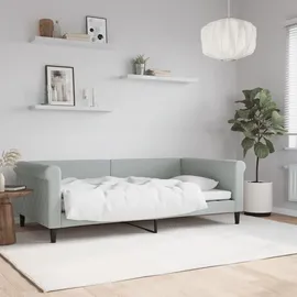 vidaXL Tagesbett 100 x 190 cm Grau