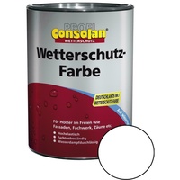 Profi Consolan Wetterschutz-Farbe Weiß 2,5 L Nr. 201 NEU & OVP
