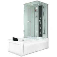 AcquaVapore Dusche Wanne Kombination K05-L00 Duschkabine 180x90