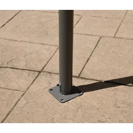 ShelterLogic Faltpavillon 3,17 x 3,17 m inkl. 4 Seitenteile Beige/Grau