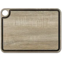 Arcos Ecológica Schneidebrett-Set Zellulosefaser und Harz 1-tlg. 38 x 28 cm Braun