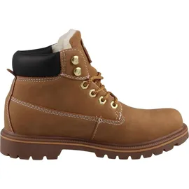 Dockers by Gerli Damen Tex Stiefelette gefüttert Gelb (Golden Tan) - 37