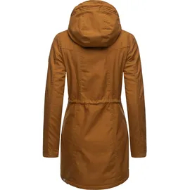 Ragwear Wintermantel "Elsie", Damen, Gr. S (36), braun (zimt), Außenmaterial: 65% Polyester, 35% Baumwolle. Innenfutter: 100% Polyester. Wattierung: 100% Polyester, tailliert ca.