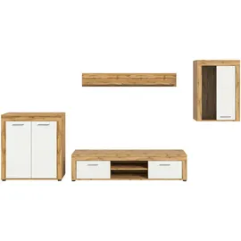 MID.YOU Wohnwand ¦ holzfarben ¦ Maße (cm): B: 330 H: 169 T: 35.0