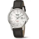 Boccia Titanium Solar Leder 39 mm 3643-01