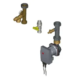 Anschluss-Set Heizkreis mit HE-Pumpe