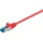 goobay CAT 6A Patchkabel, S/FTP (PiMF), Rot