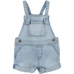 Latzhose LEVI'S KIDS, Baby, Gr. 18M (86), N-Gr, doubt it, Denim/Jeans, Obermaterial: 100% Baumwolle, casual, Hosen, aus Denim mit Fade-out Effekten