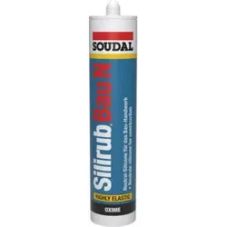 Soudal SILIRUB Bau N 600ml Beutel, grau