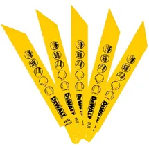 DeWalt Bi-Metall Säbelsägeblatt 152 mm 5 Stück