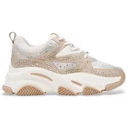 Steve Madden für Damen. SM19000082 Geheime beige Hausschuhe (36), 3 bis 5 cm, Schnürsenkel, Lässig