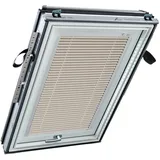 Roto ZJA M 054/103 8AR1 AJ02 Designo Jalousette Hellbeige 1-J02, 54x103 cm (5/10), 845 SR,Aluminiumschiene,Manuell,Roto