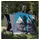 vidaXL Tunnelzelt Cabin Blau/Grau