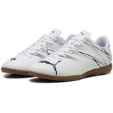Puma Attacanto It Soccer Shoes, Puma White-Puma Black, 45 EU