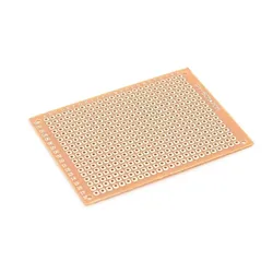 Lochrasterplatine 5x7cm mit einseitiger Kupferauflage