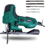 VONROC Stichsäge elektrisch 550W - Pendelhubstichsäge mit Staubabsaugung,